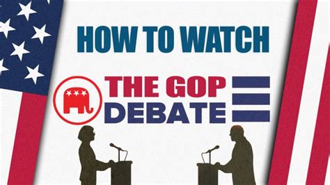 watch replican debate|how to watch the republican debate.